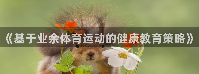 必威betway西汉姆联：《基于业余体育运动的健康教育策略》