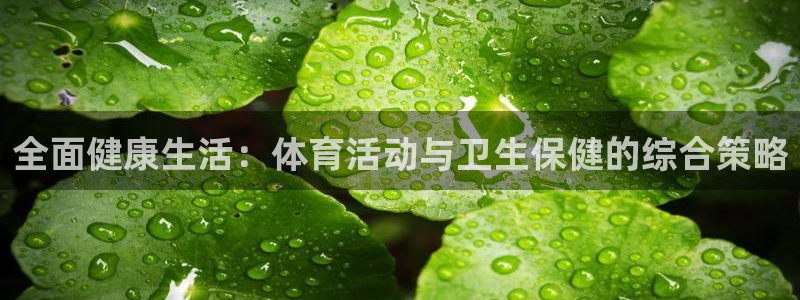 betway西汉姆联：全面健康生活：体育活动与卫生保健的综合策略